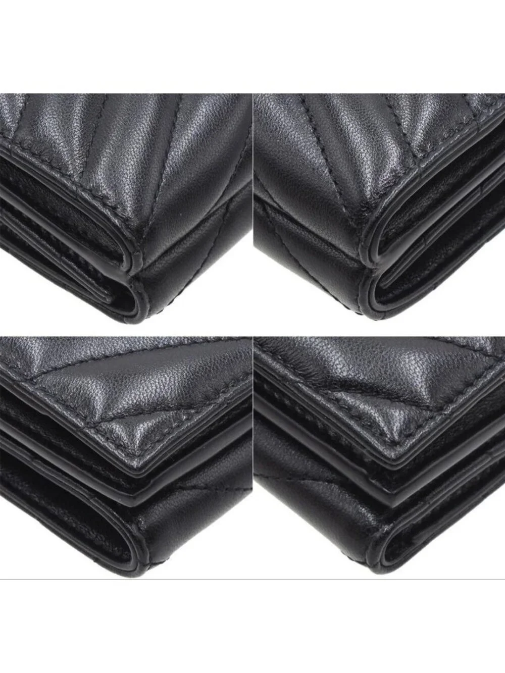 ★SOLD★ Saint Laurent Shindou Monogram Cassandra Trifold Wallet - Picture 5 of 9
